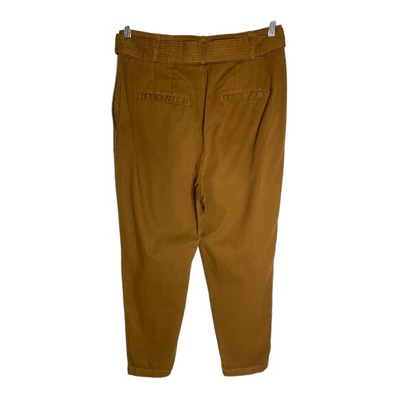 Free People Hi-Waisted Pegged 90's Brown Maize Pant-sz 8 - Picture 5 of 13